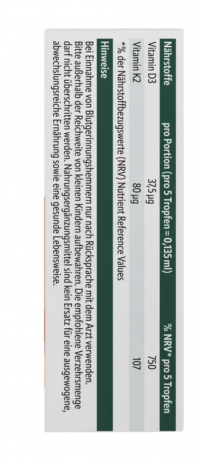 altapharma D3 + K2 Tropfen Витамин D3 + K2 Капли 15 мл