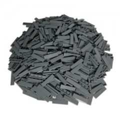 LEGO LEGO 1x4 Fliesen Dunkelgrau - 50 Stuck - Dark bluish grey tile 2431 LEGO 1x4 Tiles Dark Grey - 50 штук - Темно-голубовато-серая плитка 2431