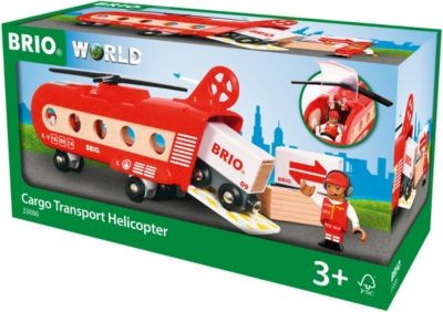 BRIO Eisenbahn-Transporthubschrauber Железнодорожный транспорт Вертолет