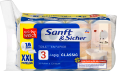 Sanft&amp;Sicher Туалетная бумага 3-lagig, 20x200 Blatt, 3200 листов