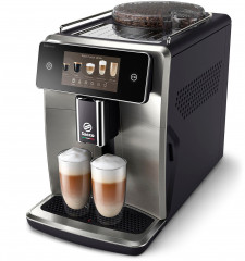 Saeco Saeco Kaffeevollautomat Xelsis Deluxe SM8785/00, fur 22 Kaffeespezialitaten, mit 8 Benutzerprofilen und 5" Touchscreen  Полностью автоматическая кофемашина Saeco Xelsis Deluxe SM8785/00, для 22 сортов кофе, с 8 профилями пользователя и сенсорным экр