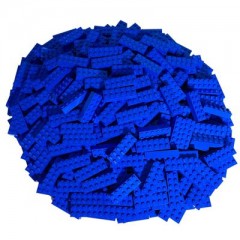 LEGO LEGO blaue Steine 2x6 Hochsteine - blue - 2456 Menge 250x Голубые кирпичи LEGO 2x6 высоких кирпичей - синие - количество 2456 250x