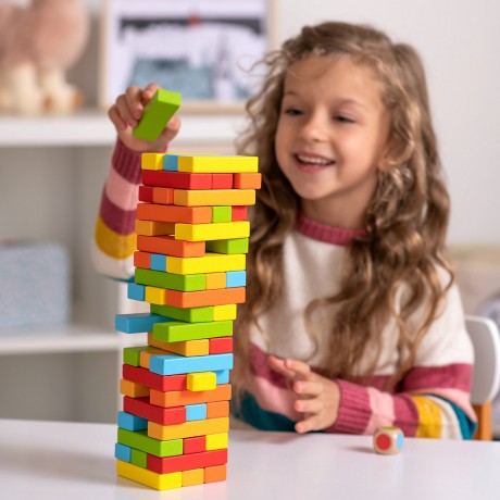 myToys ORIGINALS Farbspass Wackelturm Раскрась веселую шаткую башню