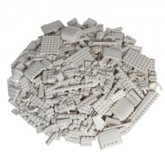 LEGO LEGO Weisse Steine gemischt - Hochsteines, Platten Brandneu - 500x LEGO White Bricks Mixed — Hochsteines, новые тарелки — 500x