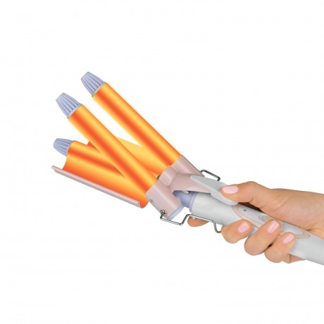 MAXXMEE Welleneisen 90W rosa/weiss  Волновой утюг 90Вт розовый/белый