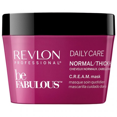 Revlon (Ревлон) Professional Be Fabulous Daily Care Normal/Thick Hair C.R.E.A.M. Mask Haarmaske Be Fabulous, 200 мл