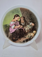 Heinrich Декоративная тарелка "Продавщица цветов", 21,5 см, Германия, 1960-70гг.