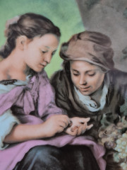 Heinrich Декоративная тарелка "Продавщица цветов", 21,5 см, Германия, 1960-70гг.