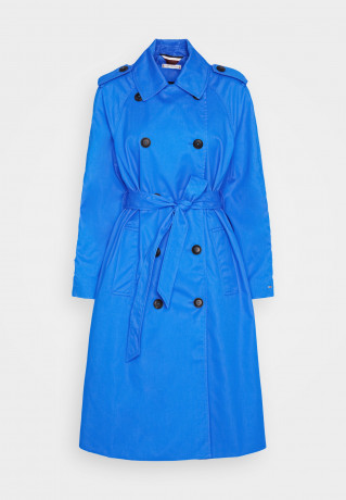 Tommy Hilfiger Trenchcoat electric blue плащ синий электрик