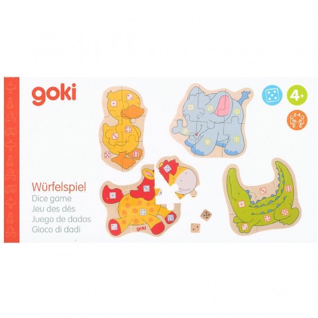 goki Wurfelspiel Tiere (Kinderspiel) Игра в кости (детская игра)