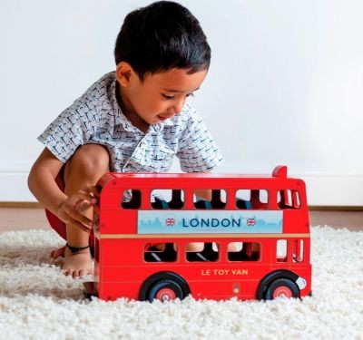Le Toy Van London Bus aus Holz Лондонский деревянный автобус