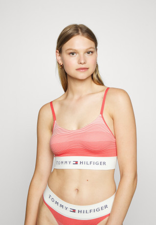 Tommy Hilfiger BRALETTE Bustier stripe primary red БРАЛЕТТ Бюстье полоса первичная красная