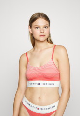 Tommy Hilfiger BRALETTE Bustier stripe primary red БРАЛЕТТ Бюстье полоса первичная красная