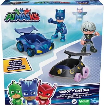Hasbro PJ Masks Catboy vs Luna Girl Fahrzeug und Action-Figurenset PJ Masks Catboy vs Luna Girl Автомобиль и набор фигурок