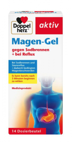 Doppelherz aktiv Magen-Gel 14sticks, Гель от изжоги в стиках, 14 штук
