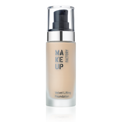 Антивозрастная бархатная тональная основа Make Up Factory Velvet Lifting Foundation, оттенок 08 Beige Porcelain