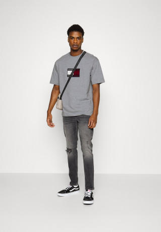 Tommy Hilfiger TOMMY HILFIGER X SHAWN MENDES GOOD LUCK TEE EXCLUSIVE UNISEX Print T-shirt medium grey heather ФУТБОЛКА TOMMY HILFIGER X SHAWN MENDES GOOD LUCK ЭКСКЛЮЗИВ УНИСЕКС Футболка с принтом средний серый вереск