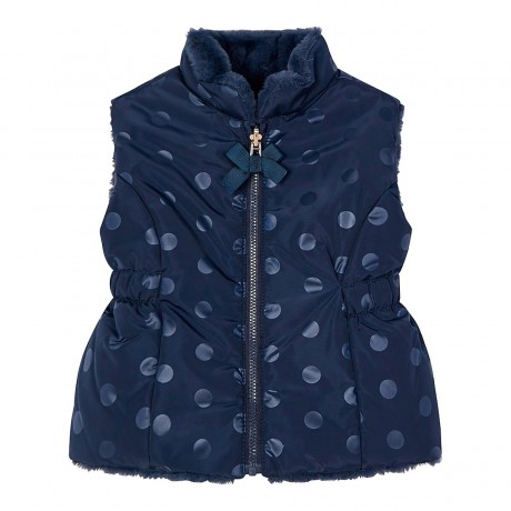 Mayoral Wende-Pluschweste Двусторонний плюшевый жилет