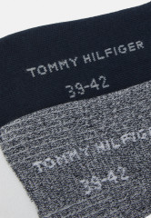 Tommy Hilfiger WOMEN FOOTIE MOULINE 2 PACK Trainer socks navy WOMEN FOOTIE MOULINE 2 PACK Спортивные носки военно-морской