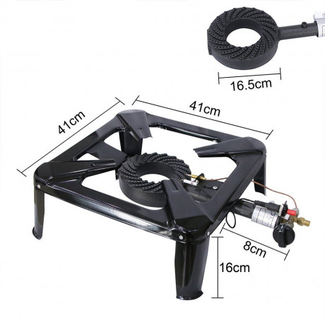 Mucola Mucola Gaskocher Hockerkocher Piezozundung 4 Bein Gaskocher Gasbrenner Campingkocher, (Premium-Gaskocher), Piezozundung  Газовая плита Mucola, табурет, плита, пьезоподжиг, газовая плита на 4 ножки, газовая горелка, походная плита, (газовая плита пр