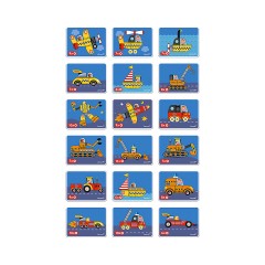 Janod Magnetbuch Fahrzeuge Транспортные средства с магнитной книгой