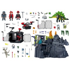 PLAYMOBIL 2er Set: 70623 Dino Rock + 70629 Uncle Rob: Aufrustung zum Kampf Набор из 2 предметов: 70623 Dino Rock + 70629 Uncle Rob: Готовьтесь к битве