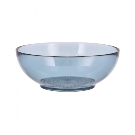 Bitz Bitz Kusintha - Glas blue Salatschussel d: 24 cm / h: 9 cm Bitz Kusintha - Салатница стеклянная синяя d: 24 см / высота: 9 см