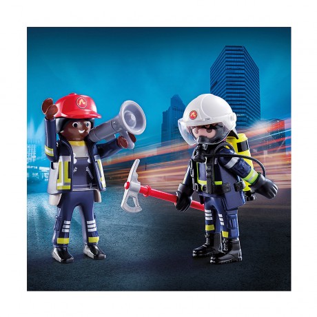 PLAYMOBIL PLAYMOBIL 70081 DuoPack Feuerwehrmann und -frau PLAYMOBIL 70081 DuoPack пожарный и женщина