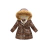 frler frler Steppjacke mit Kunstfell Kragen Mantel fur Madchen frler стеганая куртка с воротником из искусственного меха пальто для девочки