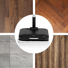 N8WERK N8WERK Akku-Wischmopp Akku-Vibrationsmopp Bodenwischer, Midnight Black Edition schwarz 240V  N8WERK беспроводная швабра с вибрацией швабра для пола, Midnight Black Edition черный 240В