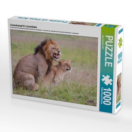 CALVENDO Puzzle CALVENDO Puzzle Lowenkampf  Lowenliebe Пазл CALVENDO Puzzle Lion fight Lion love