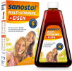 Sanostol Plus Eisen Saft age 6+, 460 ml, Саностол Мультивитаминный сироп с витаминами А, В6, С, D и железом для детей от 6ти лет, апельсиновый вкус, 460 мл