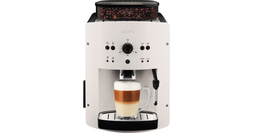 Krups Krups Espresso-Kaffee-Vollautomat EA 8105 weiss/schwarz  weiss, schwarz Полностью автоматическая кофемашина для эспрессо Krups EA 8105 белый/черный