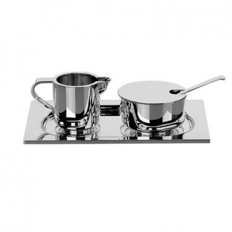 Robbe & Berking Robbe & Berking Alta 925 Sterling Silber Rahm- und Zuckertablett 22 x 14 cm Поднос для сливок и сахара Robbe &amp; Berking Alta из серебра 925 пробы 22 x 14 см