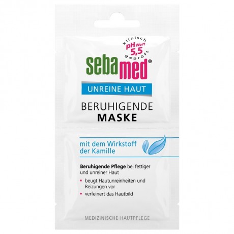 sebamed Unreine Haut Beruhigende Maske 2x5 ml Успокаивающая маска для нечистой кожи 2x5 мл
