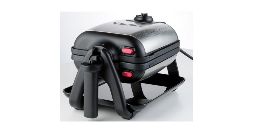 Tefal Tefal King Size Waffeleisen WM756D schwarz/silber, 1.200 Watt  schwarz/silber Вафельница Tefal King Size WM756D черная/серебристая, 1200 Вт