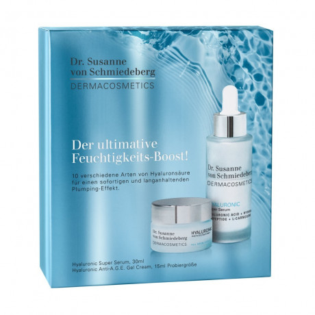 Dr. Susanne von Schmiedeberg Hyaluronic Set  Гиалуроновый подарочный набор: суперсыворотка, крем