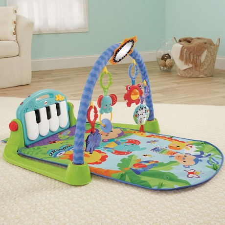 Mattel Fisher-Price Rainforest Piano-Gym Spieldecke Игровой коврик Fisher-Price Rainforest Piano-Gym