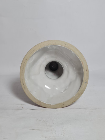 Подсвечник винтажный MR Marzi&Remy с декором в виде мелких розовых цветков, фарфор, 16.5 см, Германия, 1960-70гг.