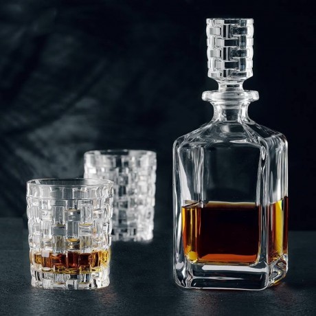 Nachtmann Bossa Nova Whisky Glas Set, Нахтман Босса Нова Набор для виски декантер + два стакана