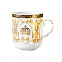 Tettau Tettau Rondo / Liane Pompoos White Becher mit Henkel 0,27 L Tettau Rondo / Liane Pomp??s Белая кружка с ручкой 0,27 л