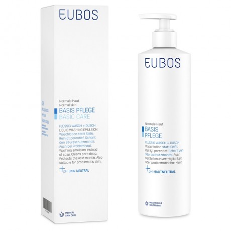 Eubos FLUSSIG blau unparfum.m.Dosiersp. LIQUID blue unperfum.m.dosing sp.