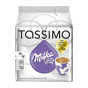 Jacobs Tassimo Milka Кофе Якобс Милка 240г, 8 шт