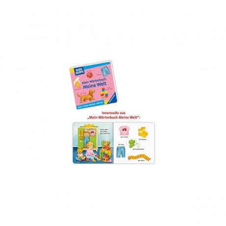 Ravensburger ministeps® Mein erster Bucher-Wurfel: Meine ersten Worter (Bucher-Set) ministeps® Мой первый книжный кубик: Мои первые слова (набор книг)