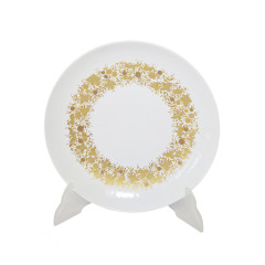 Rosenthal Винтажная тарелка с позолоченным цветочным узором, 21,5см, Германия, 1970-80гг.