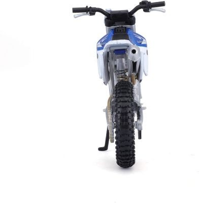 Maisto Modellmotorrad Yamaha YZ450F (weiss-blau Модель мотоцикла Yamaha YZ450F (бело-голубой
