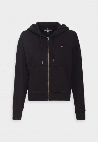 Tommy Hilfiger 1985 ZIP UP HOODIE Zip-up sweatshirt black 1985 ZIP UP HOODIE Толстовка на молнии черный