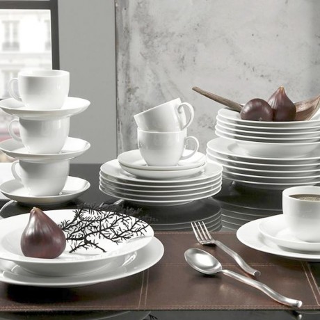 Seltmann Weiden Seltmann Weiden Rondo / Liane Weiss Kombi-Set 30-tlg. Комбинированный набор Seltmann Weiden Rondo / Liane Weiss из 30 предм.