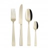 Sambonet Sambonet Flat - Edelstahl / PVD champagnerfarben Besteckset 24-tlg. Vollheft / Monoblock Sambonet Flat - набор столовых приборов из нержавеющей стали / PVD цвета шампанского, 24 предм. Полный буклет/моноблок