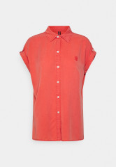 Tommy Hilfiger Button-down blouse crystal coral Блузка на пуговицах хрустальный коралл